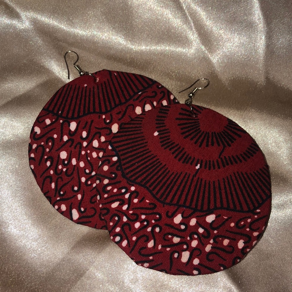 Nigerian Ankara earrings